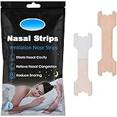 60PCS Nose Strips for Breathing,Extra Strength Nasal Strips for snoring,Suitable for Nasal Congestion & snoring (60)