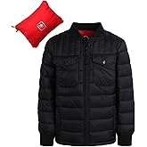 URBAN REPUBLIC Boys Packable Jacket - Lightweight Quilted Puffer Winter Coat - Insulated No Hood Jacket for Boys