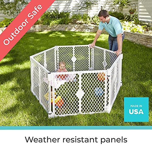 Toddleroo by North States Superyard 6 Panel Baby Play Yard/Barrier