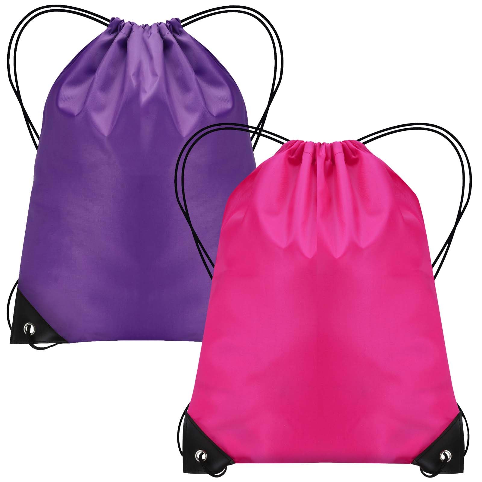 JFmall Drawstring Bags, Swim Bag PE bags for kids Waterproof Swimming Sports Back Pack Drawstring Gym Bag Suitable for School Beach Travel