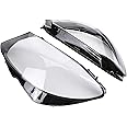 1 Pair Left&Right Front Headlight Lense Cover Replacement for 2015-2018 Mercedes Benz W205 C180 C200 C260L C250 C300 C350 C400 C-Class Clear Lens Cover Cap A2059067303 A2059067403