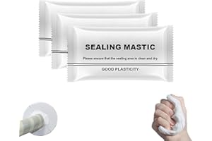 TOCHAIR Super Diamond Mud Seal, 2024 New Type Waterproof Sealant Mastic, Waterproof Repair Sealing Clay, Quick Wall Mending Mud for Drain Connection, for Holes and Gaps Wall Filler (3 PCS)