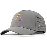 AB ALOSUNY Men Adjustable Baseball Cap with Curved Breathable Quick-Drying Laser-Cut Mesh Back Closure Hat
