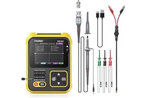 ANKONG 2 in 1 Handheld Oscilloscope Transistor Tester 2.4" Colorful Display PWM Output for NPN/PNP Diode Capacitor Resistor Transistor etc.