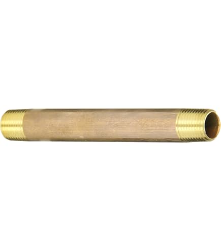 PATIKIL 1/8" X 1/8" NPT Male Brass Pipe Fitting Long Nipple, 5Pcs 3" Long Straight Pipe Fitting Connector Extender For Fuel, Air, Water, Oil, Gas System Connection, 1200PSI - View #2