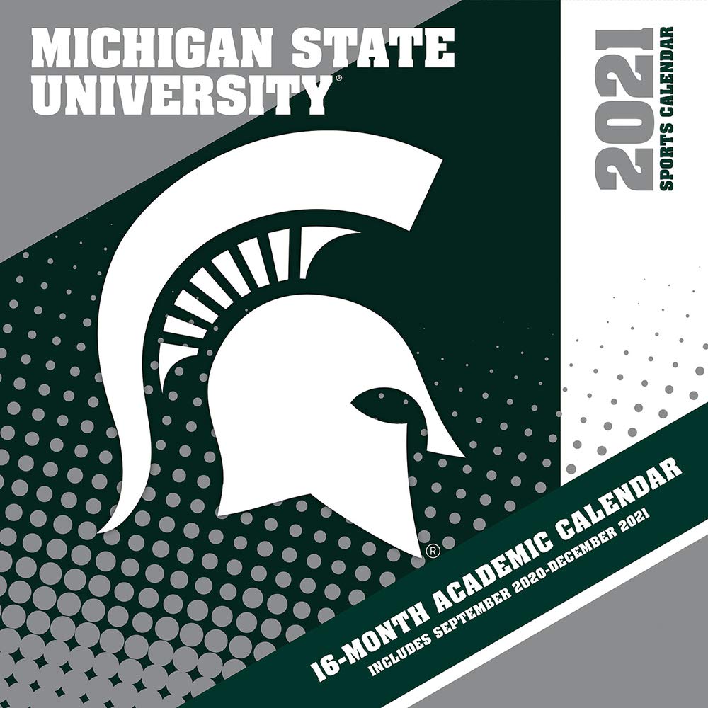 Msu Academic Calendar 2022 Michigan State Spartans 2021 12X12 Team Wall Calendar: 9781469377919:  Amazon.com: Books