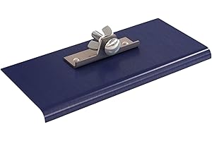 Bon 22-739 9-Inch by 4-Inch Blue Steel Walking Concrete Edger, 3/8-Inch Radius, 1/2-Inch Lip