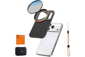 K&F CONCEPT Double-Sided Magnetic Lens Filter Mount Adapter with 58mm CPL Filter, Compatible with iPhone 17 Pro Max and 58mm Threaded Filters, CPL Filter Compatible with iPhone Camera Lens