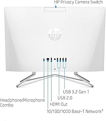 HP 2022 All-in-One Desktop, 21.5" FHD