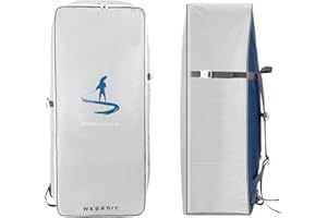 SOUUXIU 105L Paddleboard Backpack Waterproof Inflatable Paddleboard Bag Durable Large Capacity Stand-up Board Backpack Portable for Surfing Paddleboarding Beach