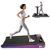 Maicifi Walking Treadmill Pad with Incline - 2.5HP Low Noise Under Desk Treadmill,Walking Portable Pad with Handle Bar, 3 in 1 for Home, Remote Control with LED Screen 270Lbs Weight Capacity