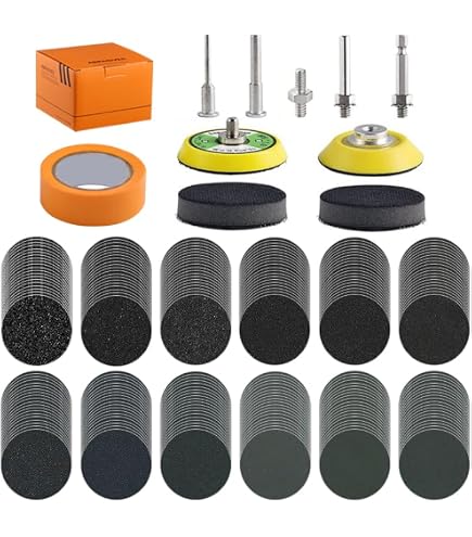 Uxcell 30 Pcs 2 Inch 800 Grit Wet Dry Sanding Discs - Silicon Carbide Hook And Loop For Orbital Sander