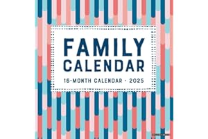 Family Planner 2025 12" x 12" Wall Calendar