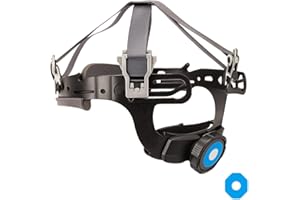 TRIPLENET PRICING 10126693 Fas-Trac III Replacement Suspension - 4-Point Attachment, Size: Large, Skullgard Helmet Accessory, Cap-Style Hard Hat Suspension, Adjustable Component, Replaceable & Durable Gear, BLACK MSA10