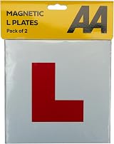 AA Magnetic L Plate White Pack of 2 view 2