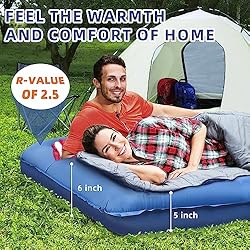 LILTSDRAE Camping Sleeping Pads，Extra Thick 5