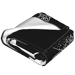 Slfkrog Ghost Flannel Throw Blanket for Couch and