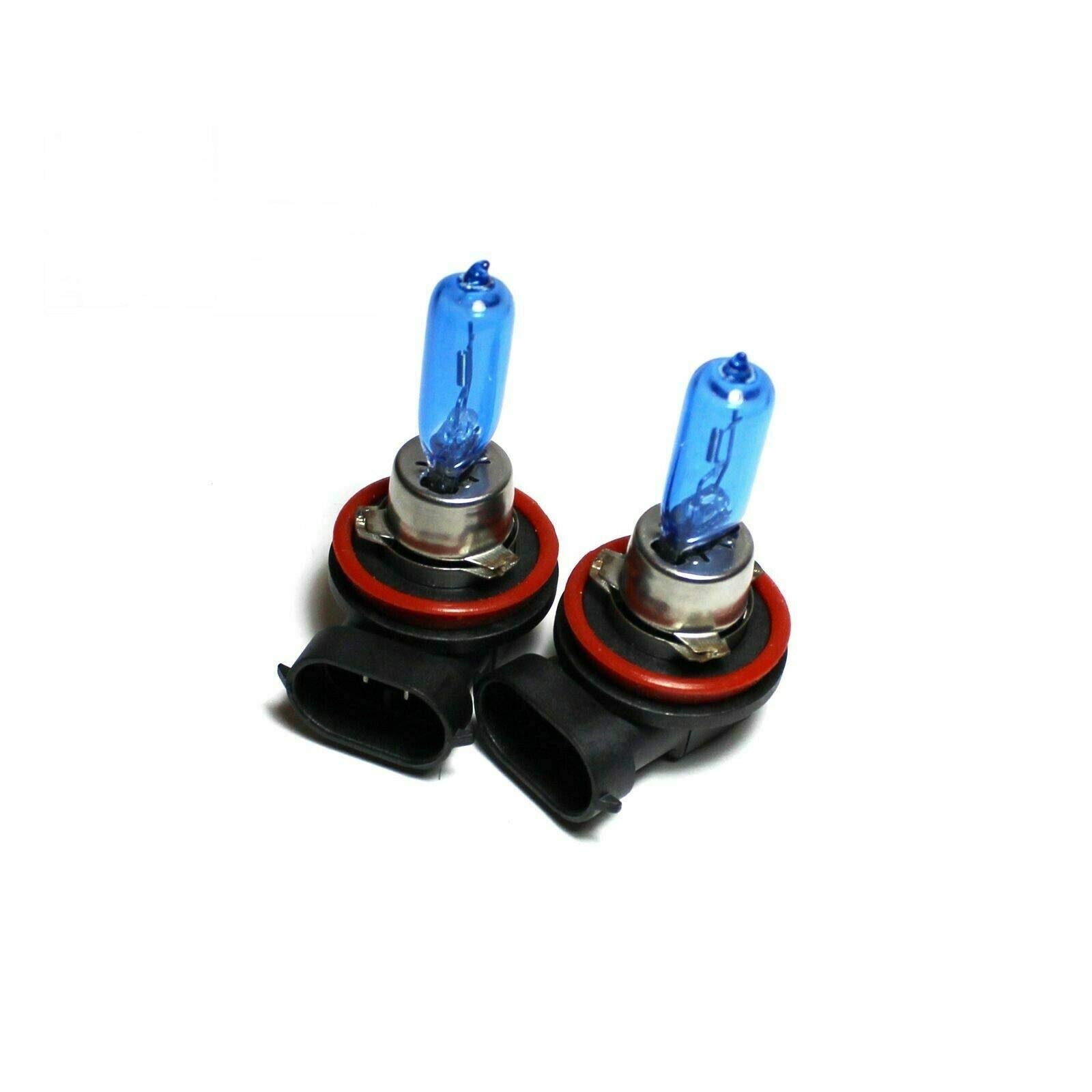 MSA H11 100W Super White Xenon HID Fog Light Bulbs, Pair, DRL Compatible