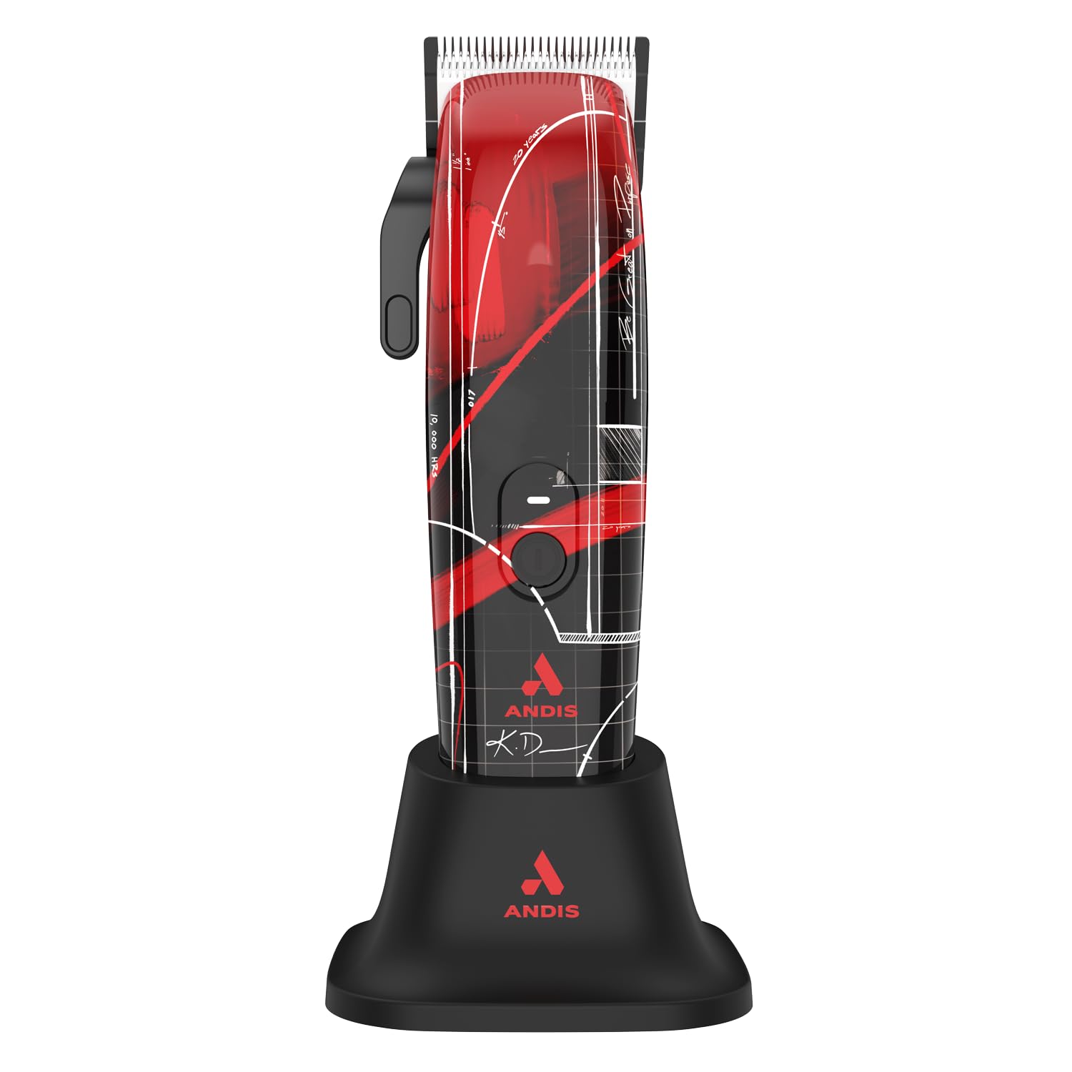 Photo 1 of Andis 563530 Envy II Cordless Professional Barber Hair Clipper, Adjustable, Comfort Grip, Kenny Duncan Limited Edition