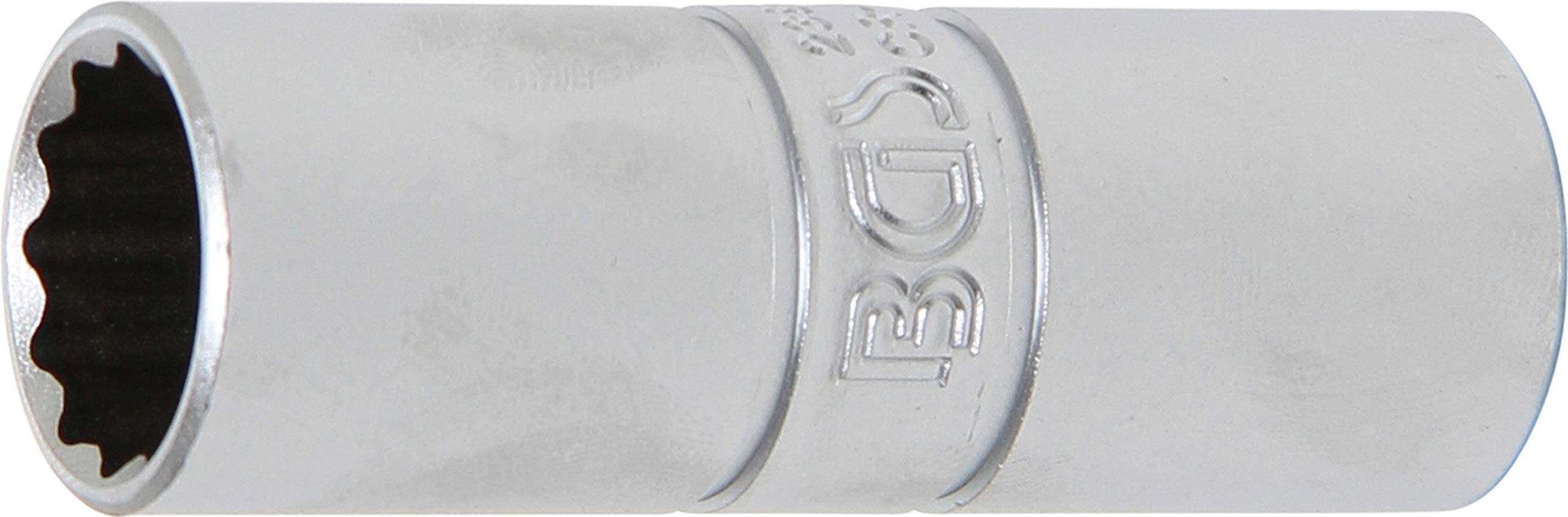 BGS 2385 | Spark Plug Socket with Rubber mount, 12-point | 12.5 mm (1/2") Drive | 16 mm
