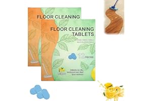 12PCS Floor Cleaning Tablets- Drop and Shine Floor Tablets,FloorCleaningTablets Lemon for Mopping,Hard Tile and VinylFloors,P