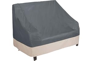 Modern Leisure Renaissance Patio Loveseat Cover, 66" L x 40" W x 39" H, Gray