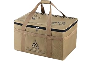 Camping Bag,42L Large Capacity Folding Organization,Camp Kitchen Organizer - for Camping Hiking Travel Outdoor Hunting Cookin