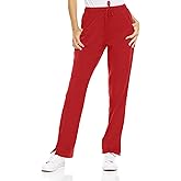 MediChic Women's 6-Pocket Scrub Pants – Cargo Straight Leg, 4-Way Stretch, Anti-Wrinkle, Flex Fabric Workwear Uniforms