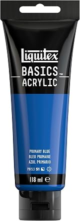 Liquitex Basics Acrylic Paint Primary Blue 118 ml Tube