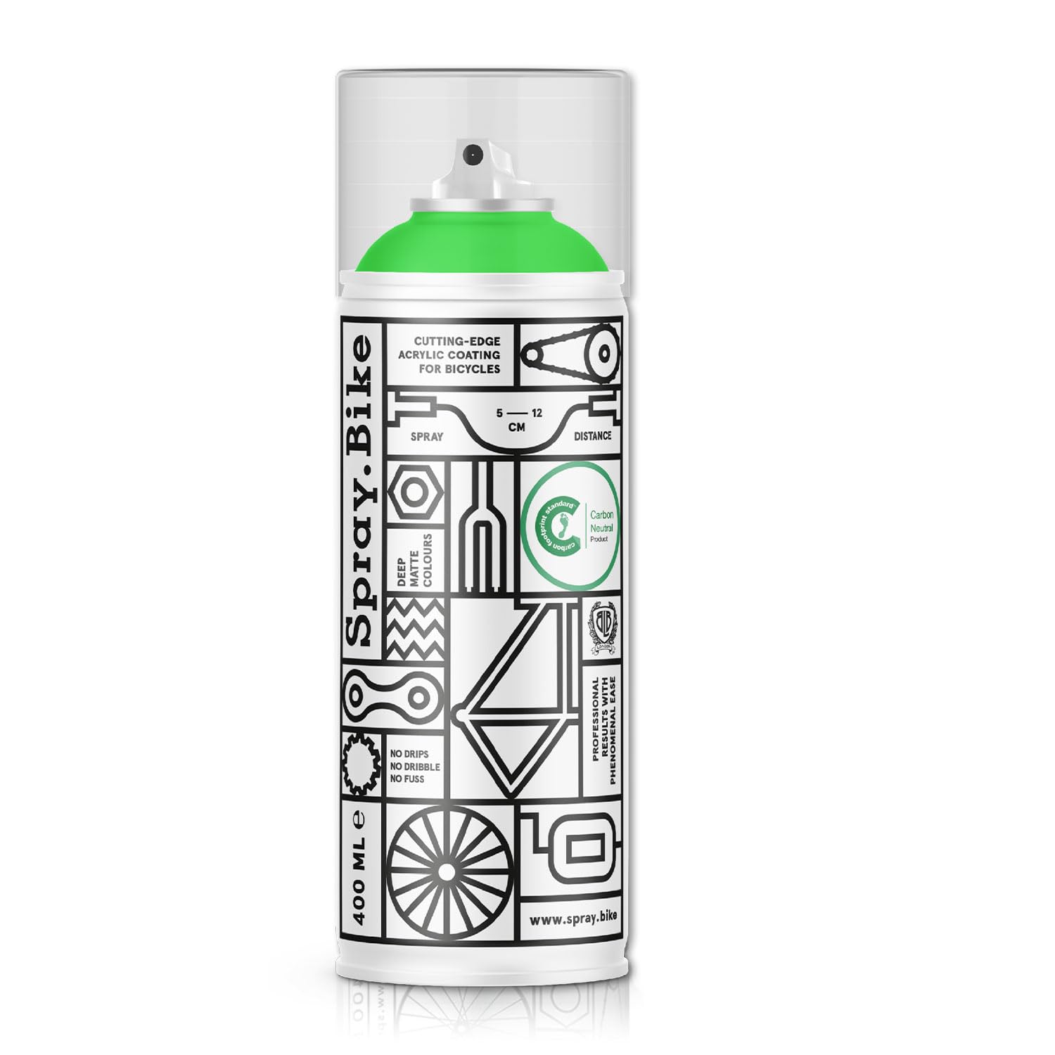 Spray.Bike Fluorescent Collection Fluorescent Green