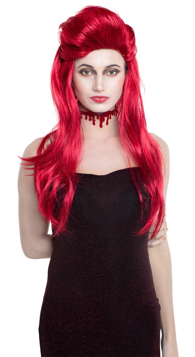 Folat 26753 Wig Long Hair Red, Women