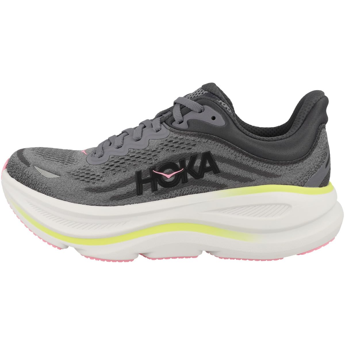 Hoka Women's Bondi 9 Charcoal Grey/Grey Skies 8 Medium Image