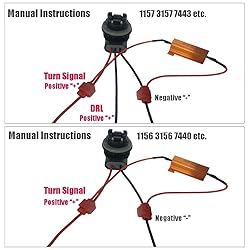 iBrightstar 50W 6ohm Load Resistors for Fix LED