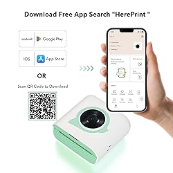 Bisofice Pocket Printer Wireless Bluetooth Thermal