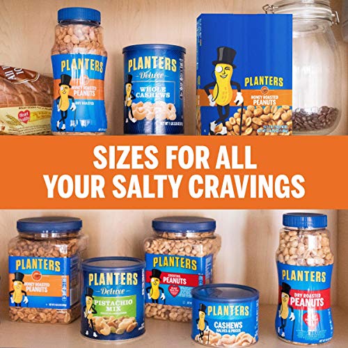 PLANTERS Honey Roasted Peanuts, 2.5 Ounce 15 Count (Pack of 1) Roasted with Honey and Sea