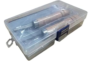 simhoa 2 Pieces Guitar Slotting Saw Professional Bridge Pin Hole Slotting Saw Portable Luthier Tool String Angle Slot Guide M