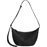 DONNAIN Premium Full Grained Leather Bucket Crossbody Bags, Small Top-Handle Handbags and Crescent Hobo Bag for Women