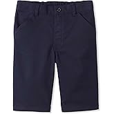 French Toast Girls Adaptive Bermuda Shorts with Hook and Loop Closure