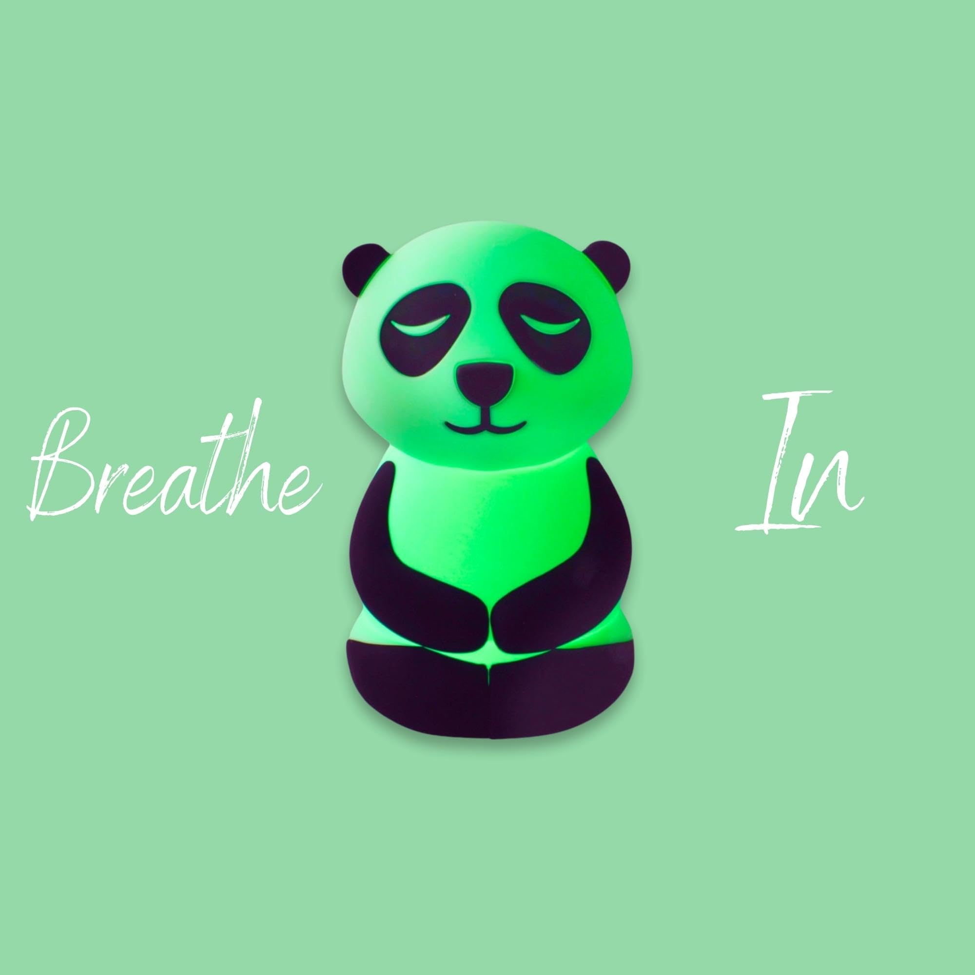 Calm Collective Peaceful Panda Breathing Trainer Light for Calming Stress, Anxiety Relief Items for ADHD, Mindfulness Meditation Tools for Depression, Great Self Care and Mental Health Gifts