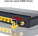 Boobrie SMA Female to Female Right Angle Connector 90 Degree DC-18GHz Signal view 5