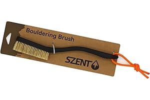 SZENT - Bouldering Brush | Rock Climbing | Bouldering | Hold Cleaning Brush | Natural Boar Bristle