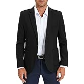 Men's Sport Coats & Blazers Linen Suit Jacket Casual Blazer for Men One Button