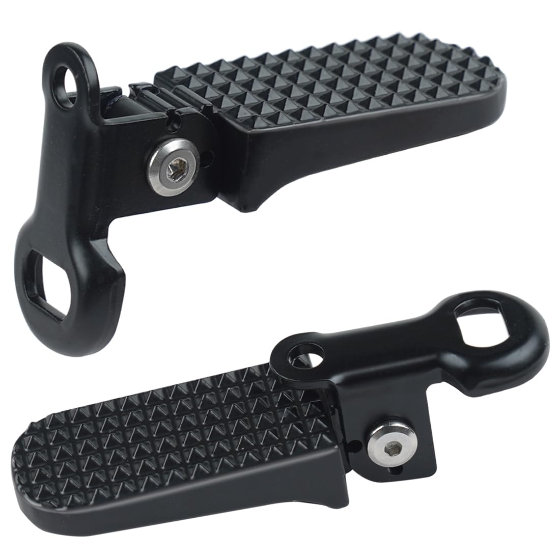 Photo 1 of 1 Pair Bike Rear Pedals,Aluminium Alloy Bike Pegs, Mini Folding Bicycle Foot Pegs,Rear Seat Footrest Pedals for Mountain Bike E-Bike