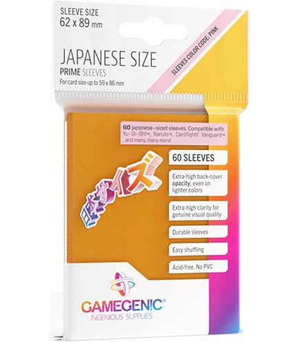 smash up card sleeve size Amazon.com: Gamegenic Prime Japanese Size Card Sleeves – Yellow 60CT –  Smooth & Tough – for Cards Measuring Up to 59mm x 86mm