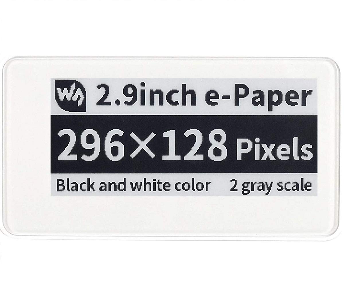 2.9inch Passive NFC-Powered e-Paper Black/White e-Ink Display, No Battery Required, Wireless Powering and Data Transfer,Refreshed By Smartphone