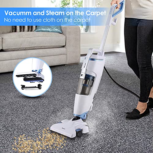 Moolan Steam Mop and Vacuum All in One 18Kpa WetDry Steam and Vacuum