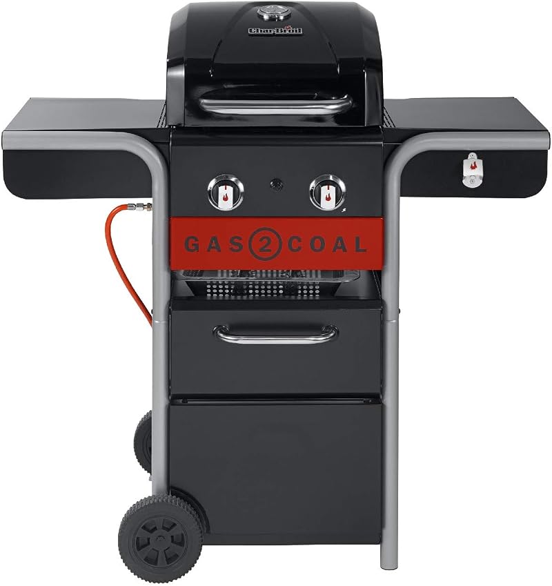 Char-Broil Gas2Coal 210 Hybrid Grill Gas Barbecue Black