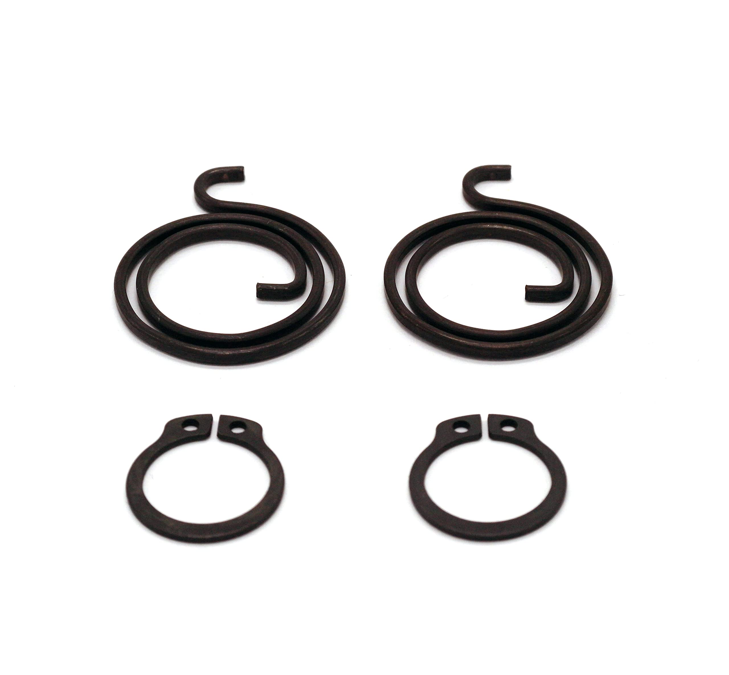 Door Handle Repair Kit 4 Springs 2.25 Turns x 1.8mm Thick and 4 Circlips of 13.7mm Inner Diameter Pack of 8 (4 Springs and 4 Circlips) (2.25 Turns x 1.8mm Kit)