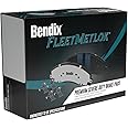 Bendix Fleet Metlok MKD1564FM Semi-Metallic Rear Brake Pads for Ford C-Max 2017-2013, Escape 2016-2013, Focus 2018-2012, Transit Connect 2022-2014