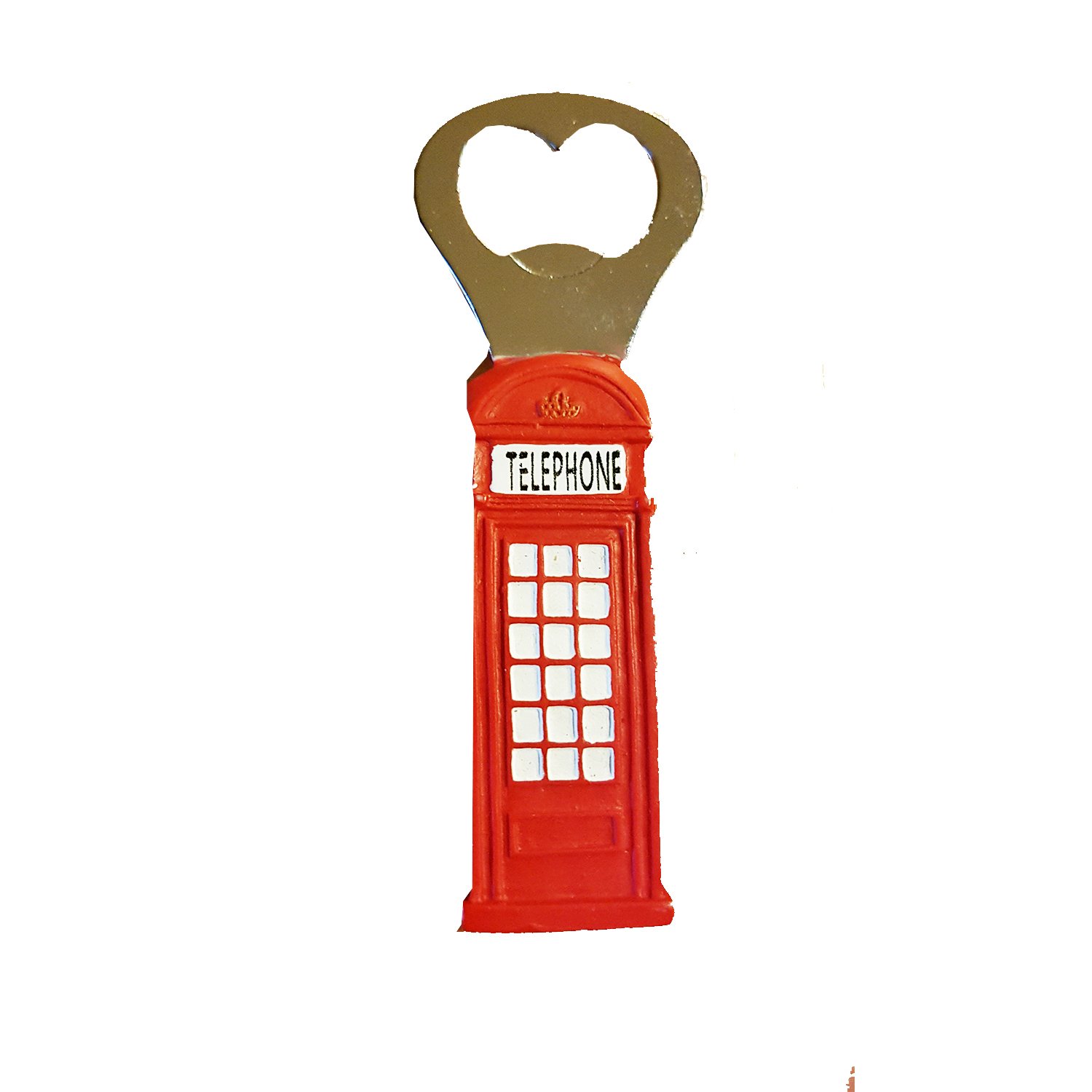 A True Standout! Classic Red 3D Telephone Booth / Telephone Box Magnetic Magnet Bottle Opener London Souvenir / Speicher / Memoria! British Phone Box / Telephone Booth Bottle Opener! Quality Red Moulded London Icon! Décapsuleur / Apribottiglie / Flaschenöffner / Abrebotellas Decal Custom Collection UK Souvenir!